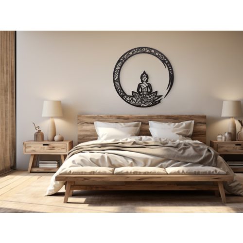 Natura Products - Buddha fából készült Fali Dekoráció