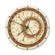 Fából készült csillagászati ​​falióra – Prága Orloj