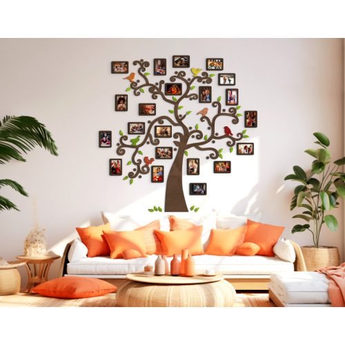 3D Fa puzzle | családfa madarakkal