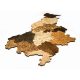 Natura Products - Szlovénia 3D Fa Puzzle Térkép - Elegáns Fali Dekoráció